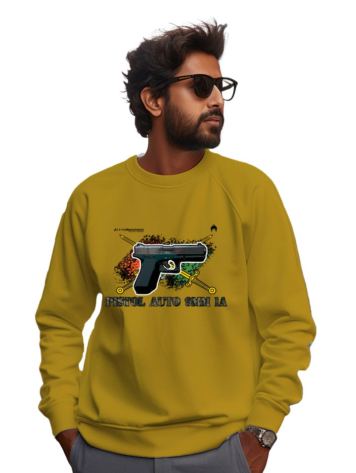 Men's PISTOL AUTO 9MM 1A Sweatshirt