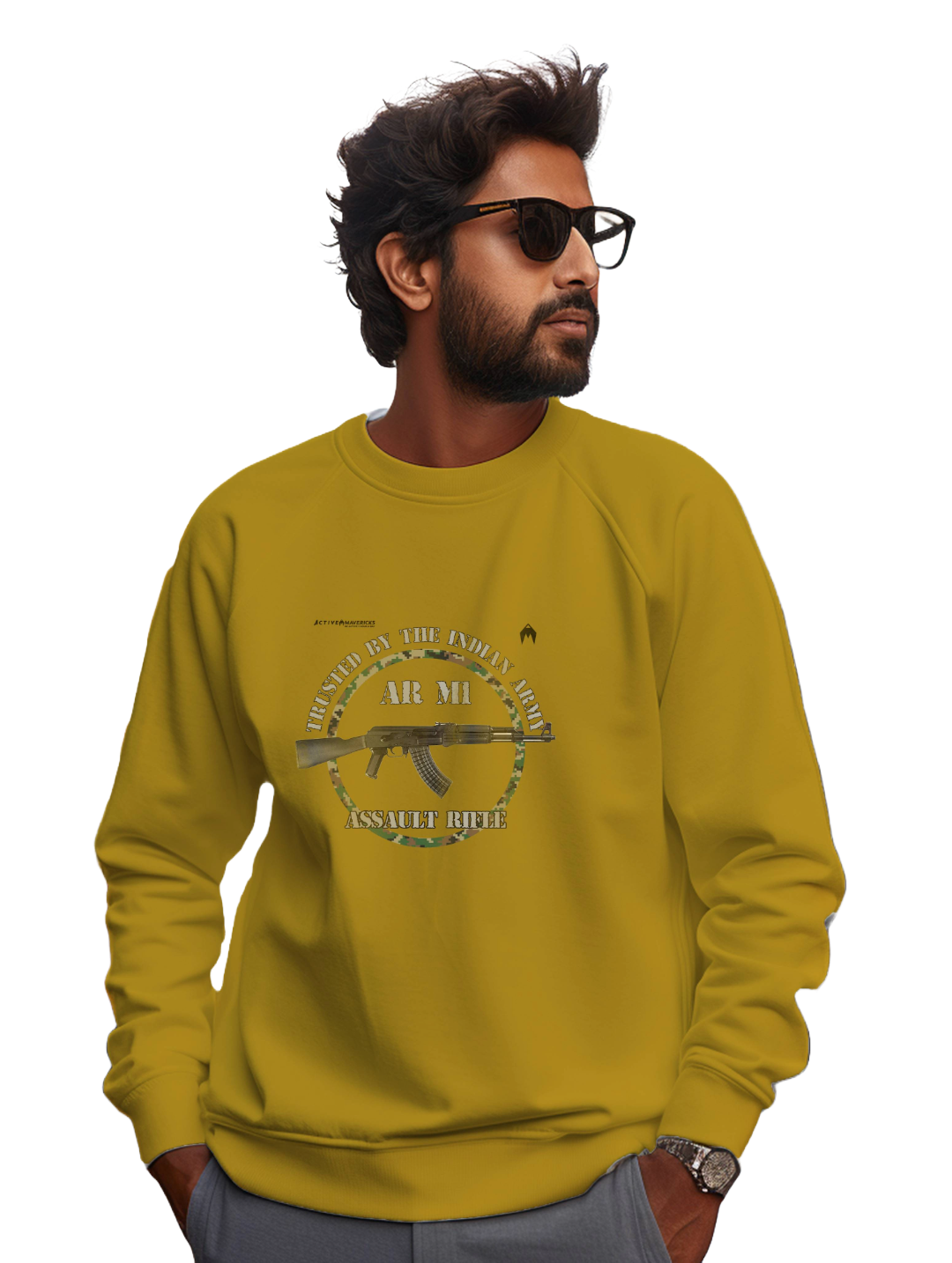 Men's AR M1 ASSAULT RIFLE Sweatshirt