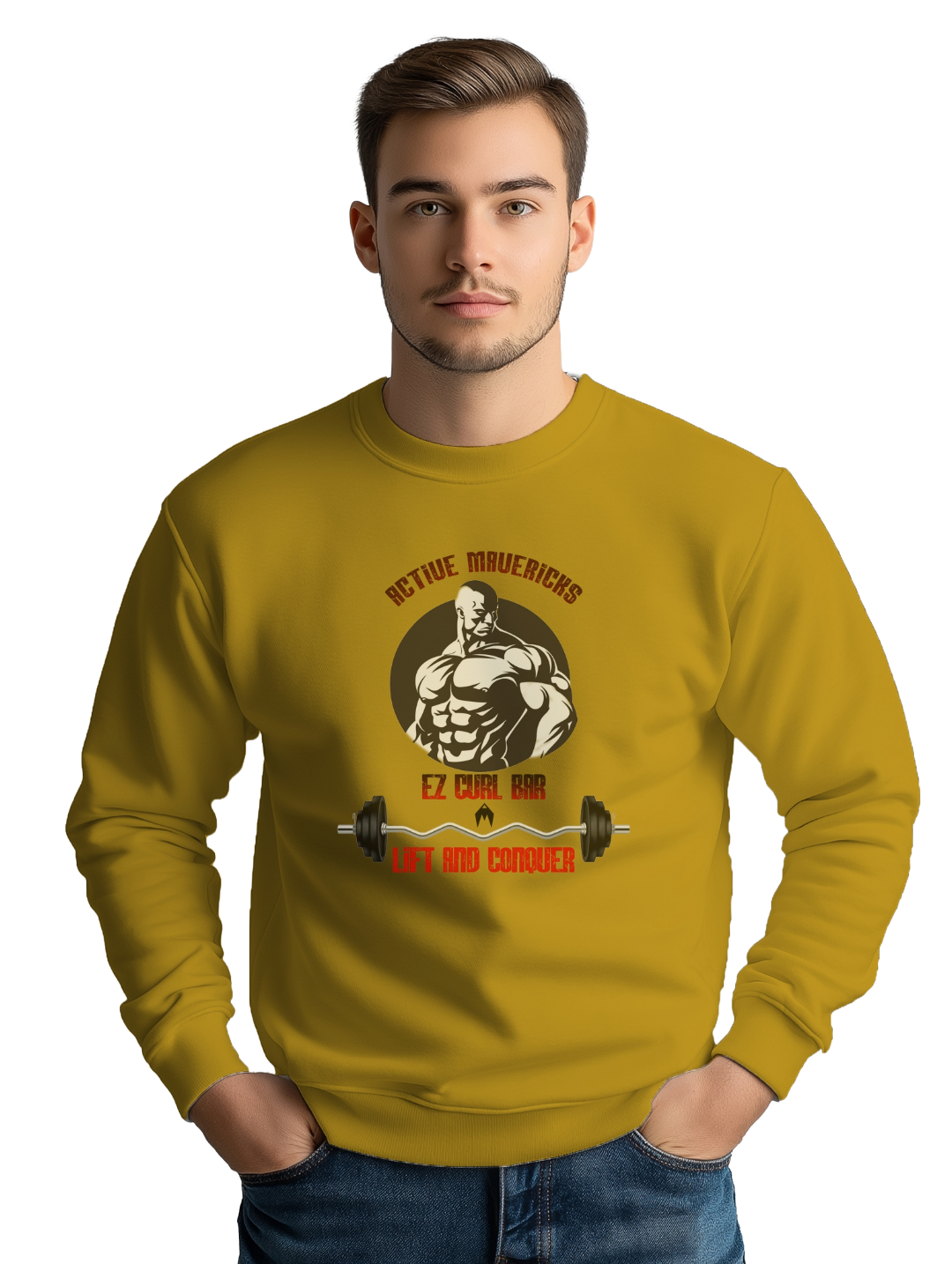 Men's CURL BAR Sweatshirt