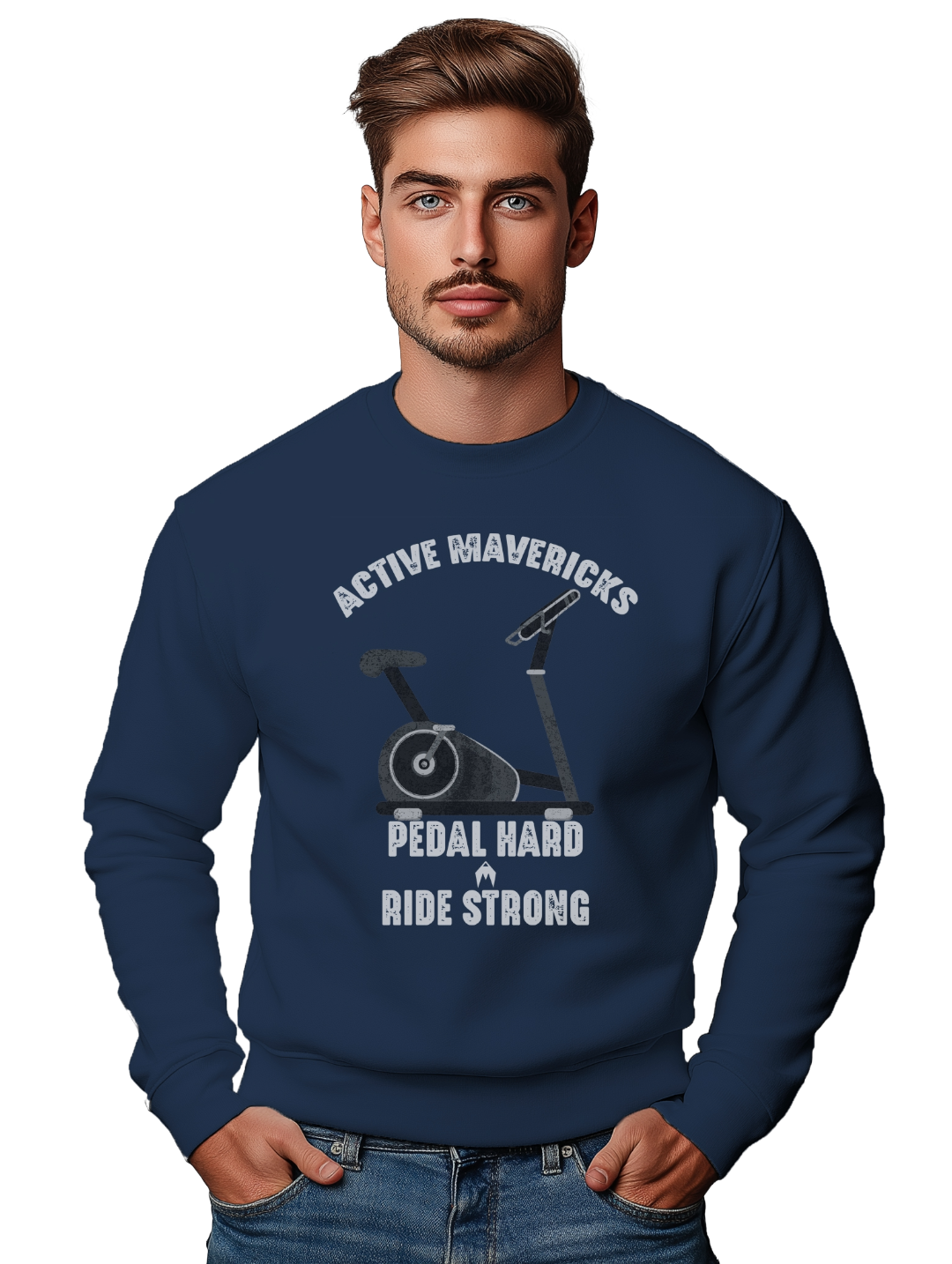 Men's PEDAL HARD, RIDE STRONG Sweatshirt
