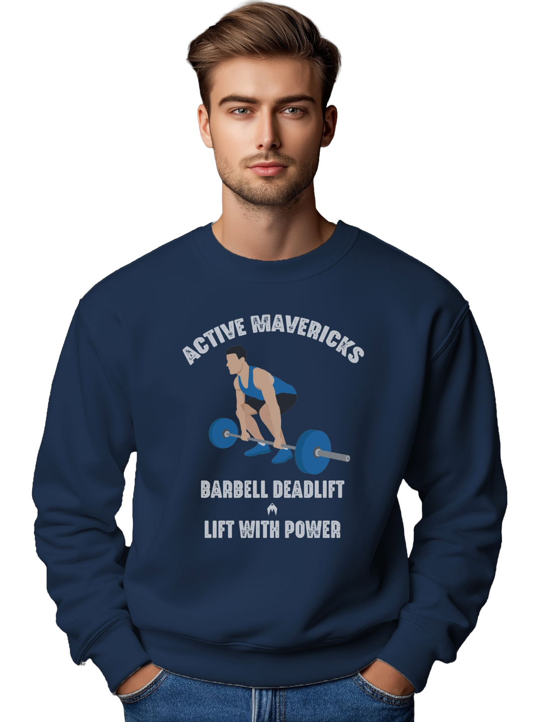 Men's BARBELL DEADLIFT Sweatshirt