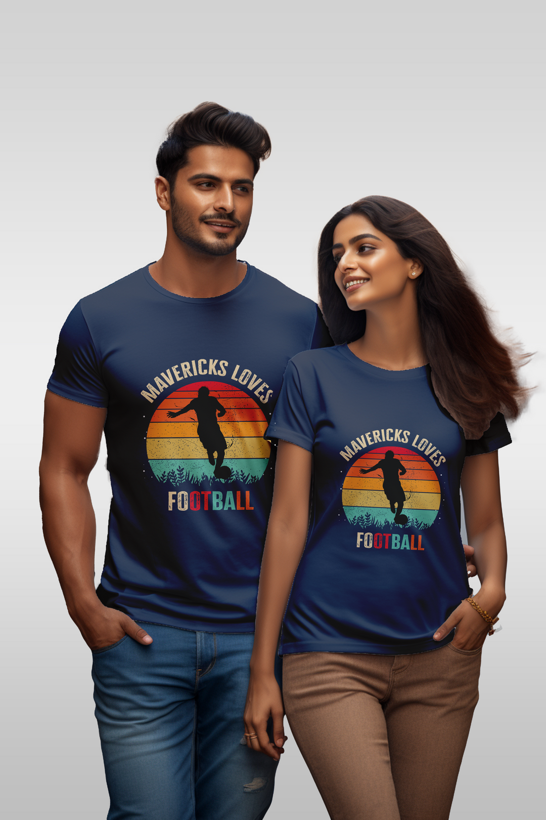 FOOTBALL COUPLE