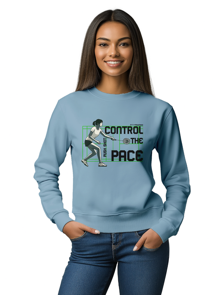 Womens PUSH SHOT Sweatshirt
