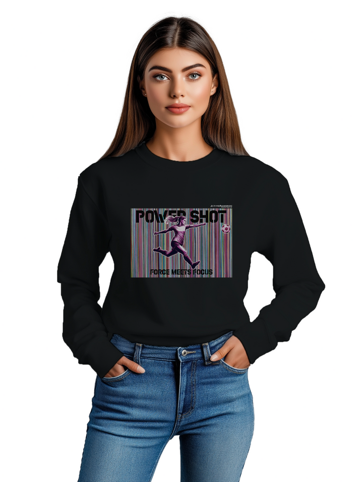 Womens POWER SHOT  Sweatshirt