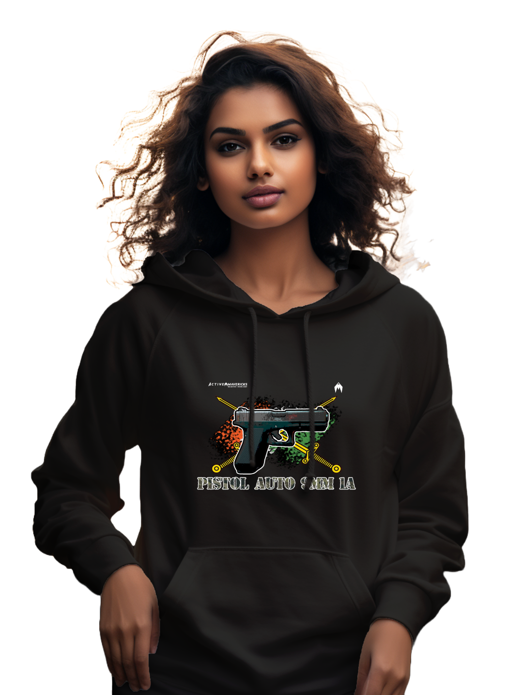 Women's PISTOL AUTO 9MM 1A HOODIE