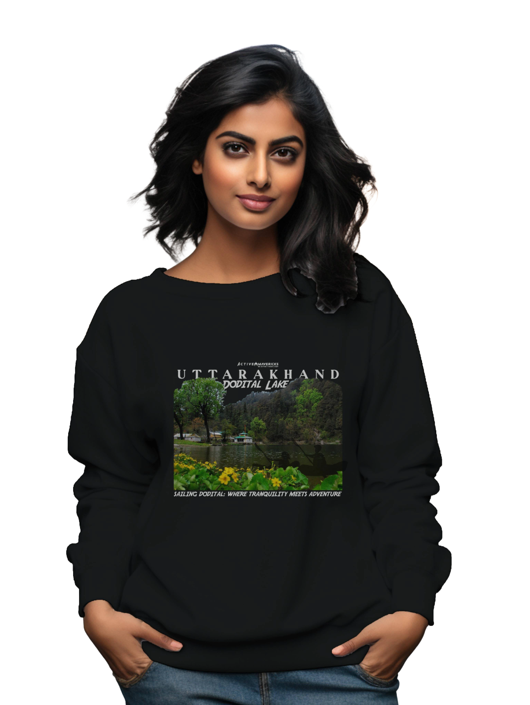 Women's DODITAL LAKE : UTTARAKHAND Sweatshirt