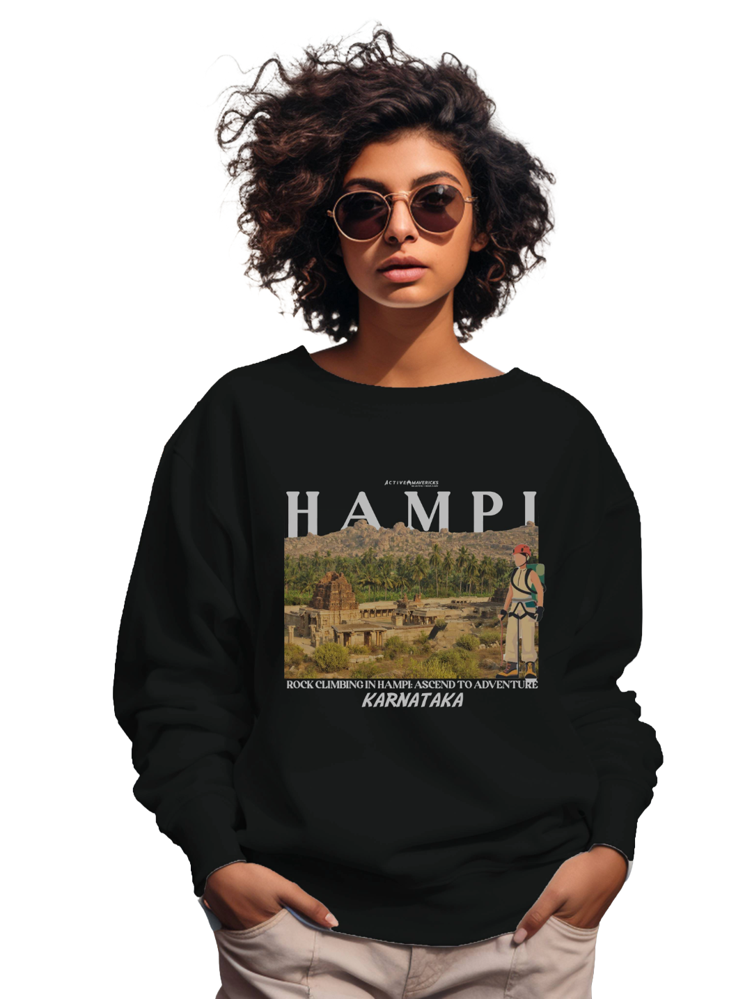 Women's HAMPI : KARNATAKA Sweatshirt