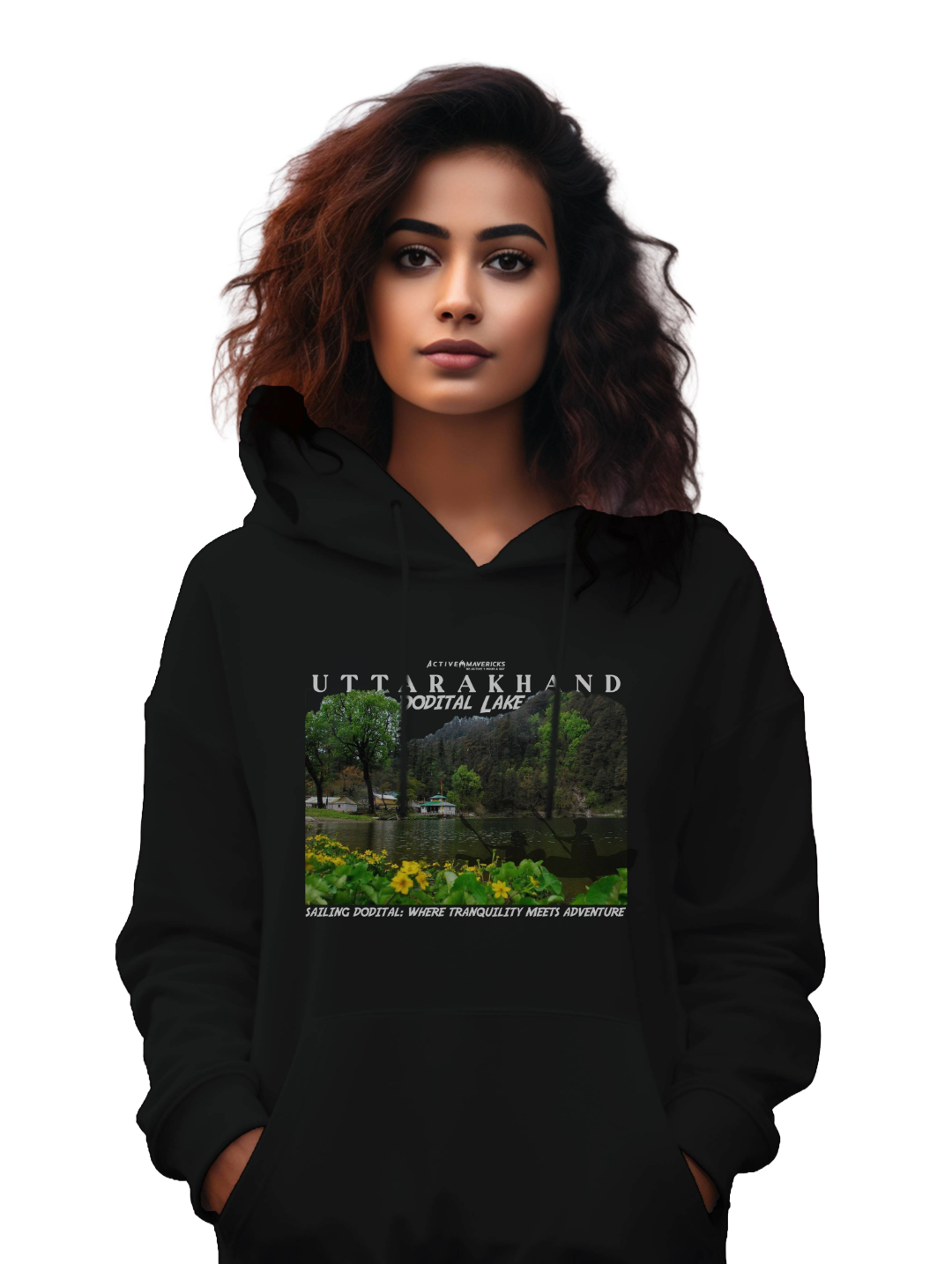 Women's DODITAL LAKE : UTTARAKHAND Hoodie