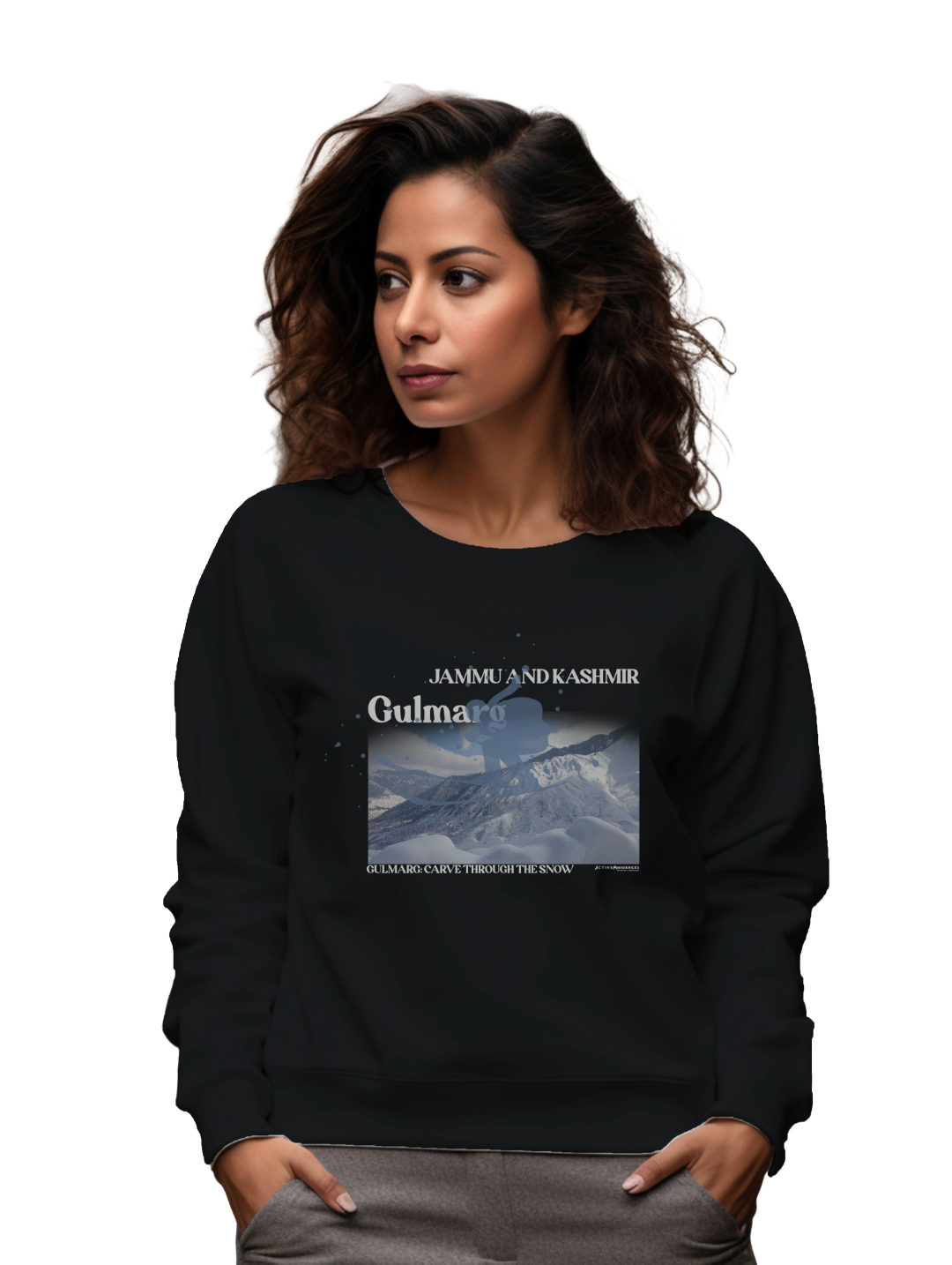 Women's GULMARG : JAMMU AND KASHMIR Sweatshirt