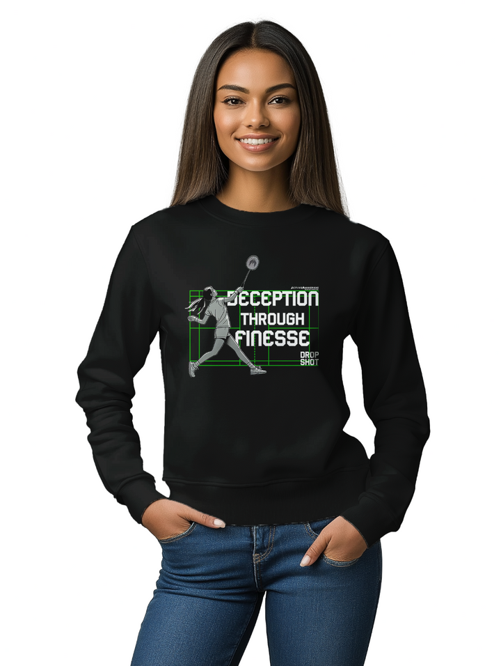 Womens DROP SHOT baby blue Sweatshirt
