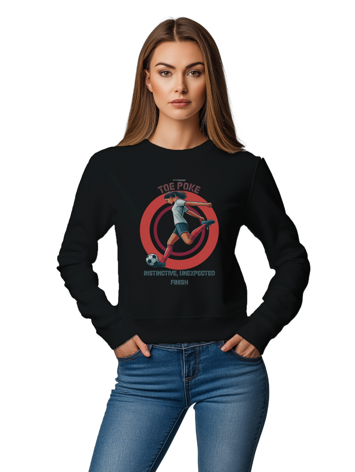 Womens TOE POKE  Sweatshirt