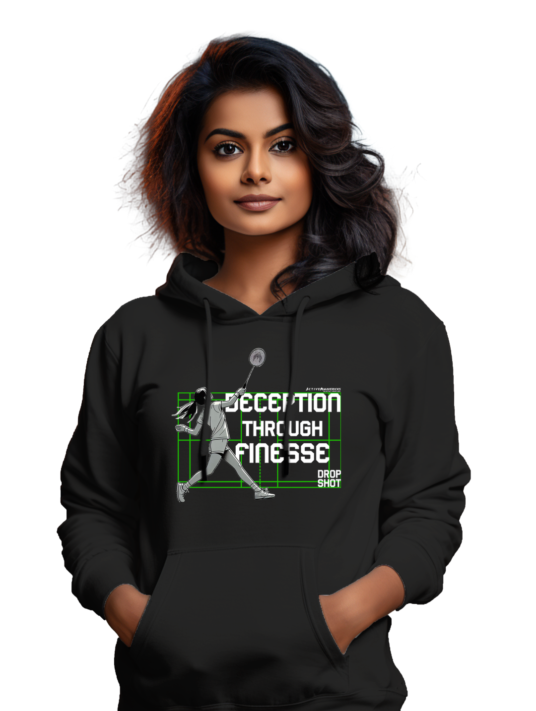 Womens  Drop Shot Hoodie