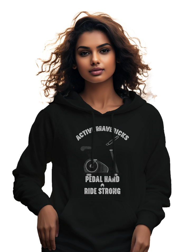 Women's PEDAL HARD, RIDE STRONG HOODIES