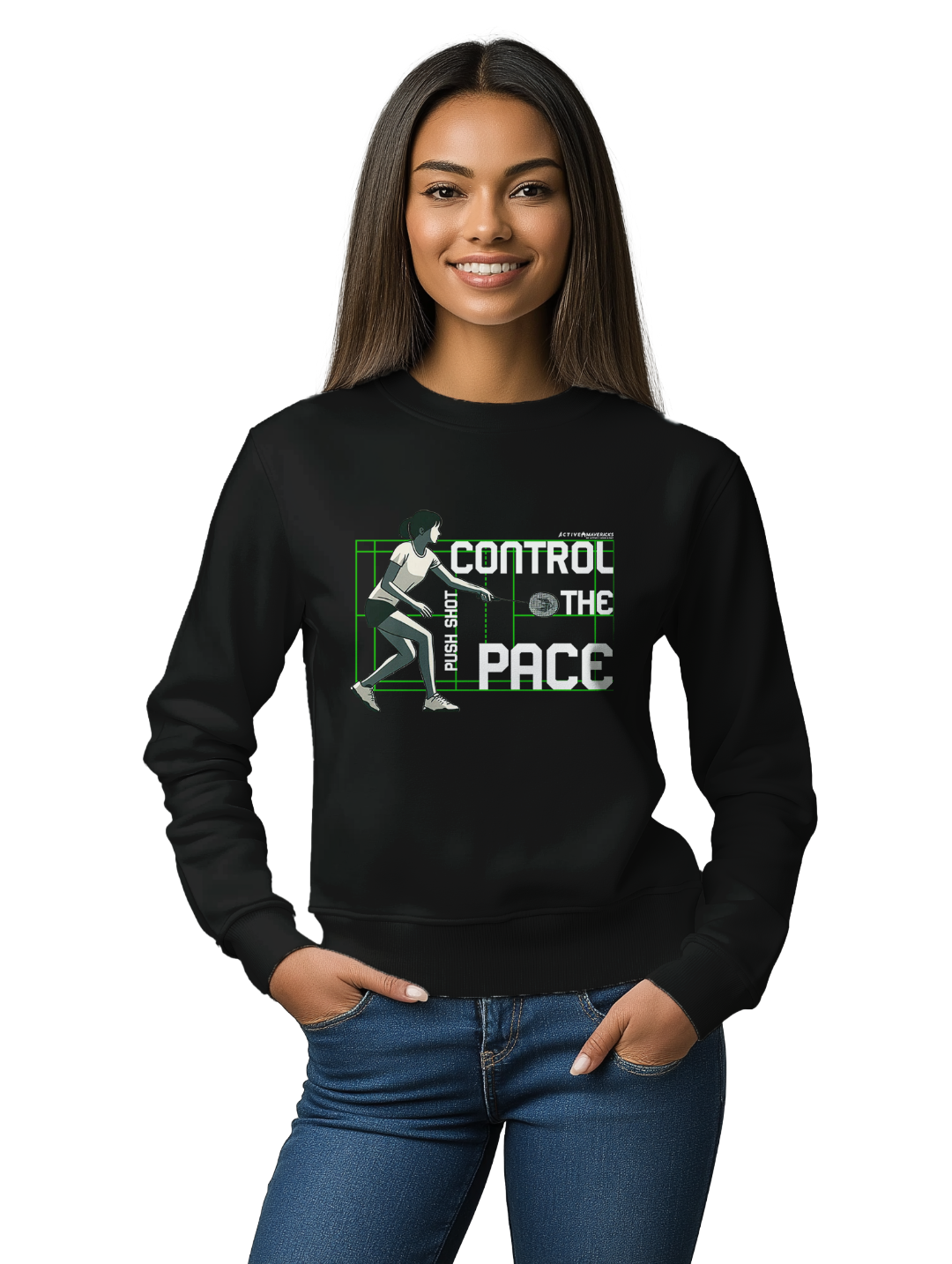 Womens PUSH SHOT Sweatshirt