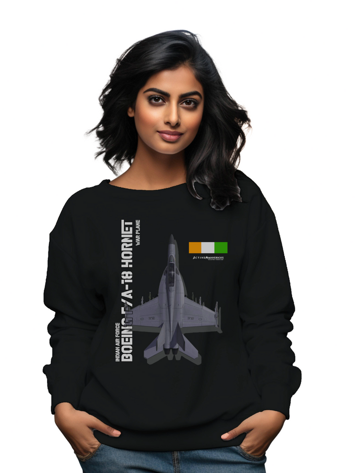 Womens  BOEING F/A 18 HORNET SWEATSHIRT