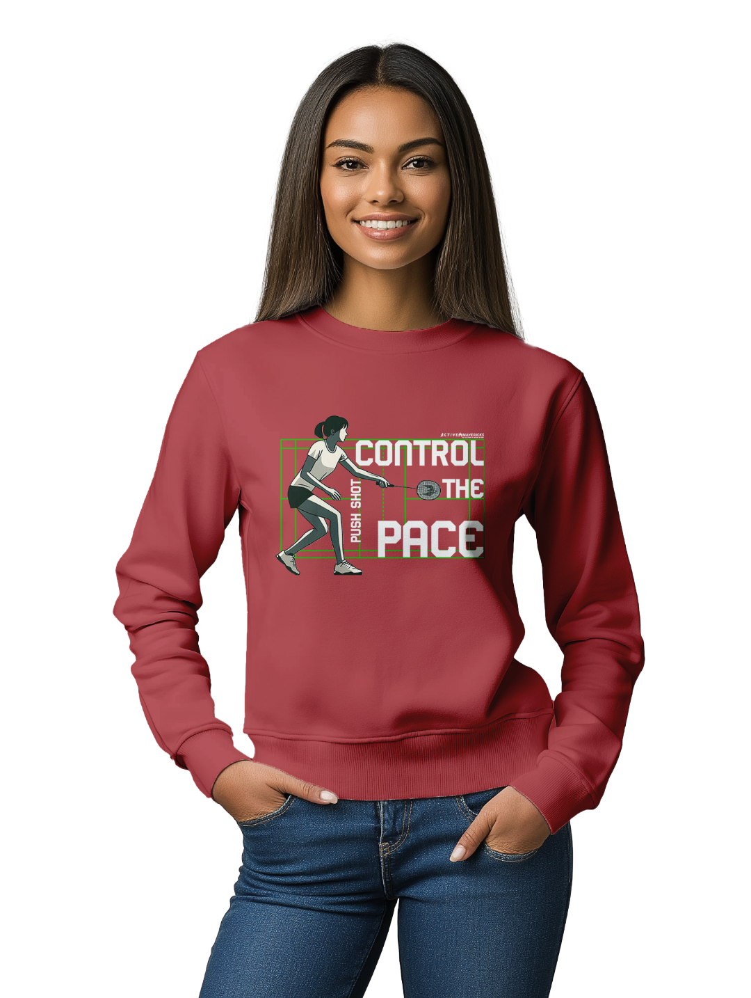 Womens PUSH SHOT Sweatshirt