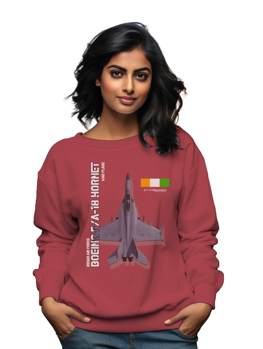 Womens  BOEING F/A 18 HORNET SWEATSHIRT