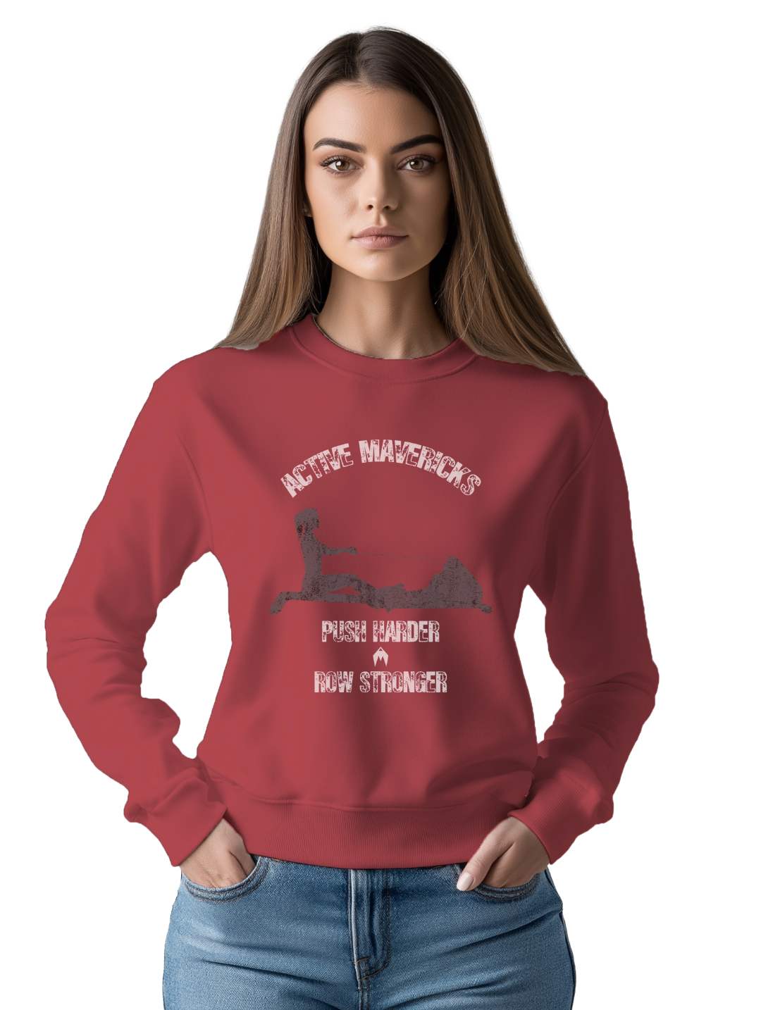 Women's PUSH HARDER, ROW STRONGER Sweatshirt