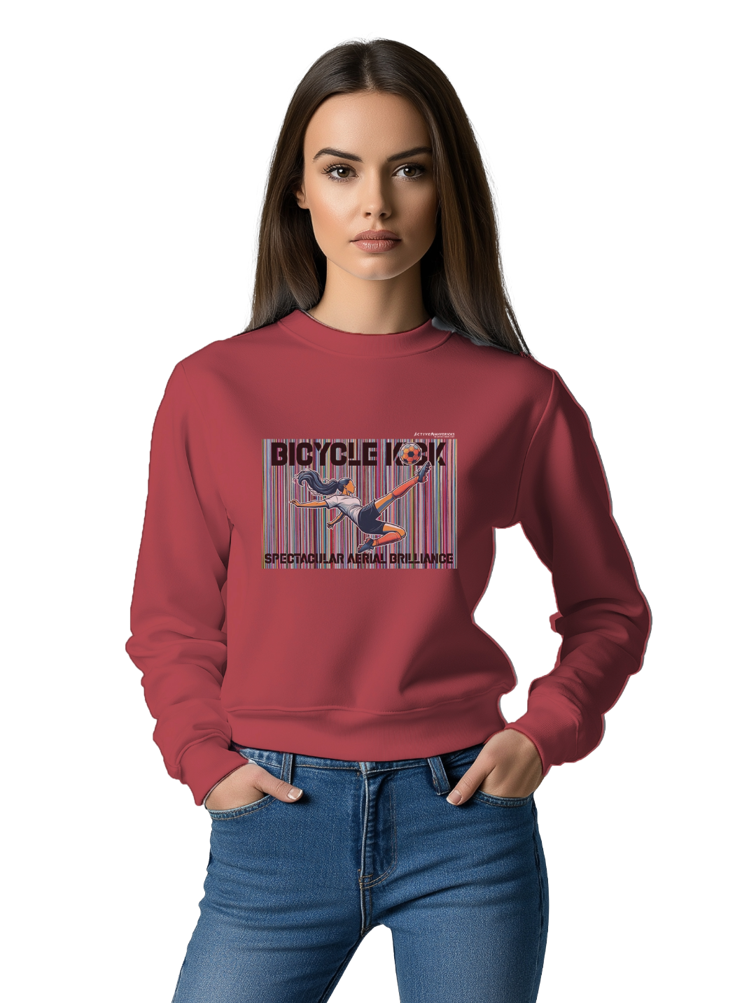 Womens BICYCLE KICK  Sweatshirt