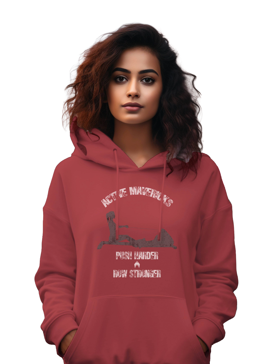 Women's PUSH HARDER, ROW STRONGER HOODIES