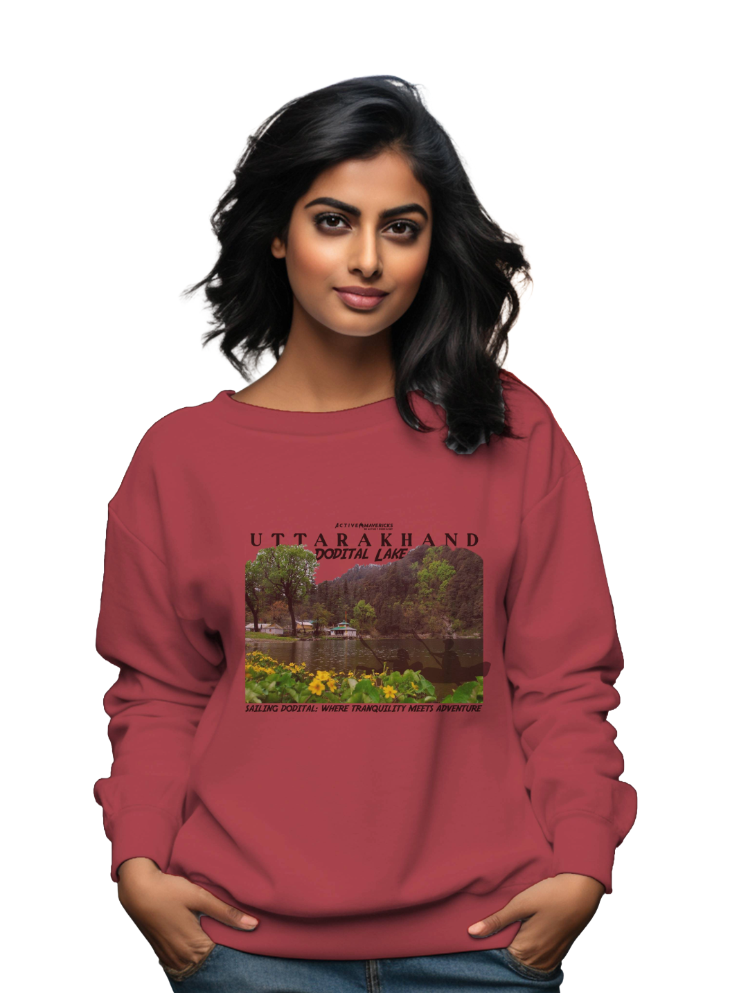 Women's DODITAL LAKE : UTTARAKHAND Sweatshirt