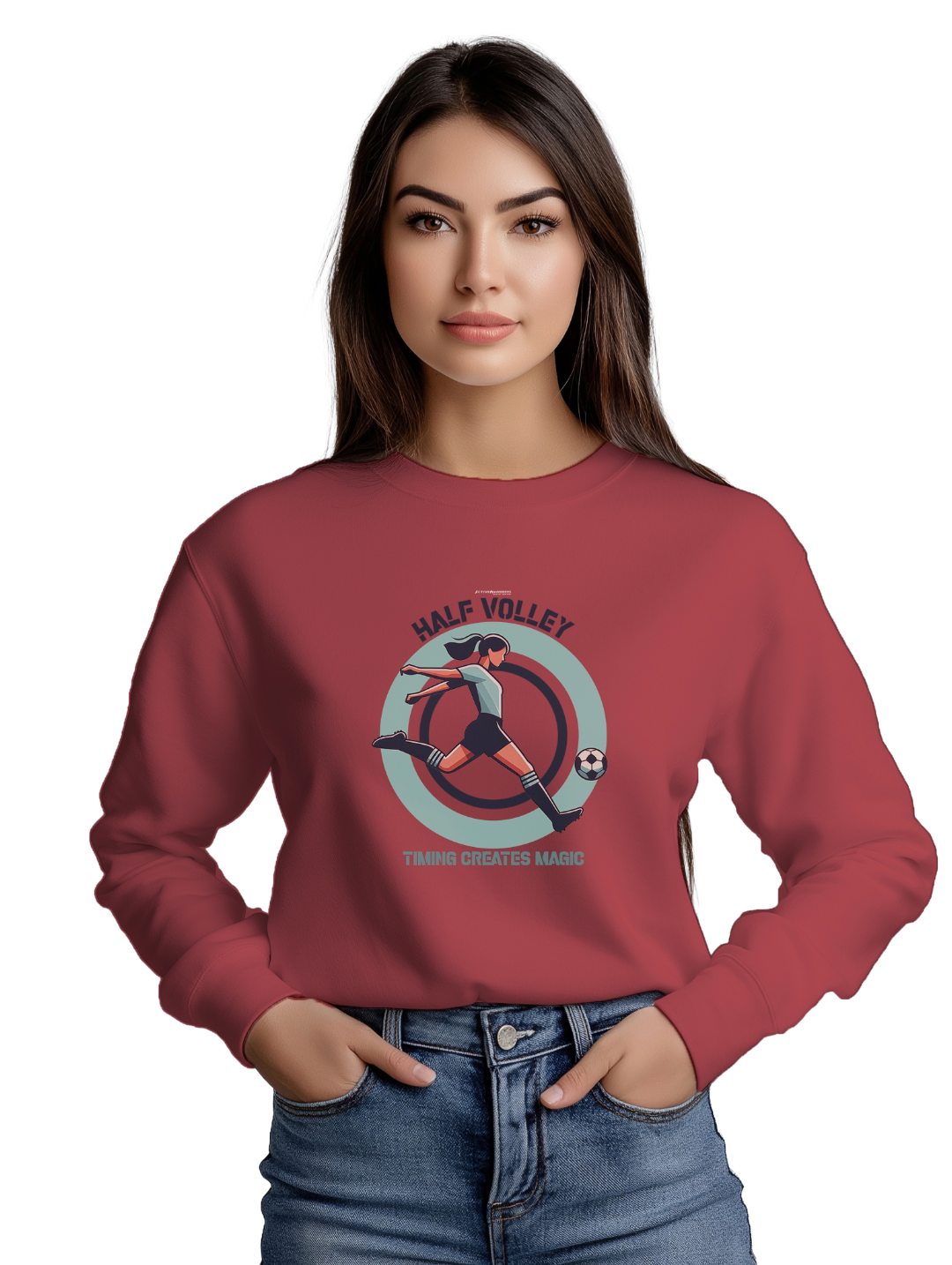 Womens HALF VOLLEY Sweatshirt