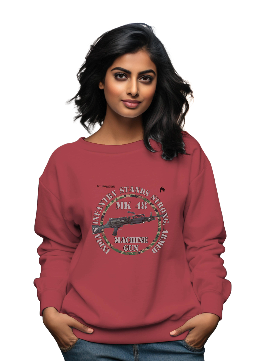 Women's MK 48 MACHINE GUN Sweatshirt