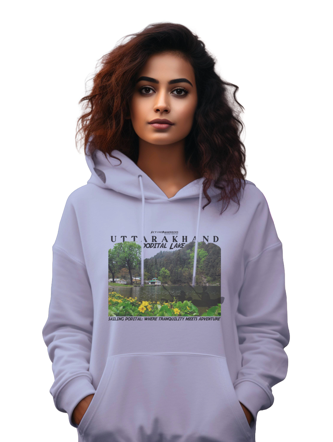 Women's DODITAL LAKE : UTTARAKHAND Hoodie