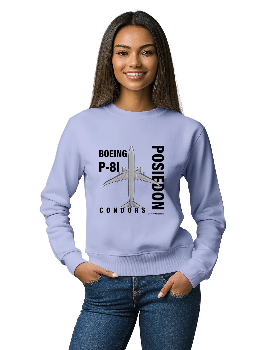 Womens BOEING P8I POSIEDON Sweatshirt