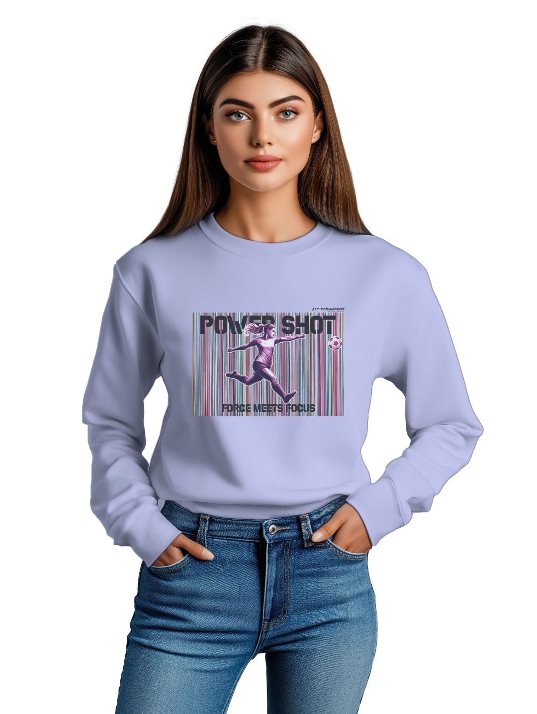 Womens POWER SHOT  Sweatshirt