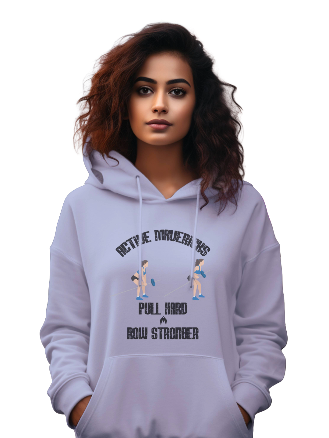 Women's PULL HARD, ROW STRONGER HOODIES