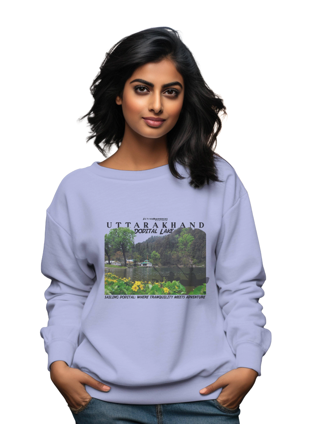 Women's DODITAL LAKE : UTTARAKHAND Sweatshirt