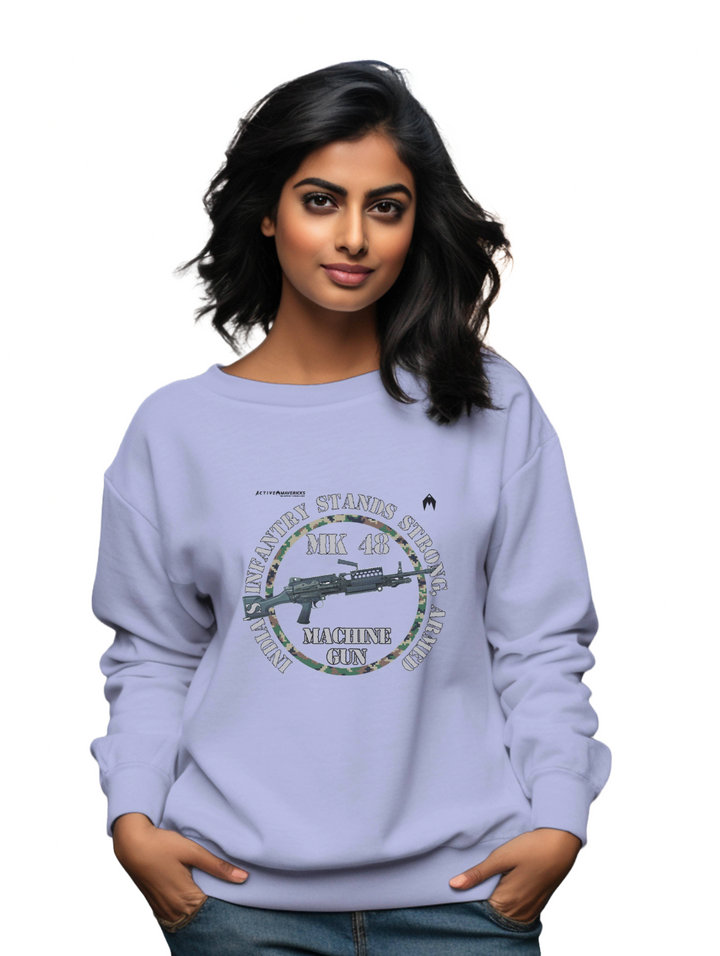 Women's MK 48 MACHINE GUN Sweatshirt
