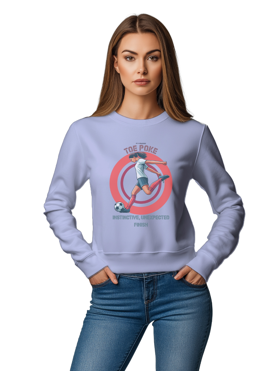 Womens TOE POKE  Sweatshirt