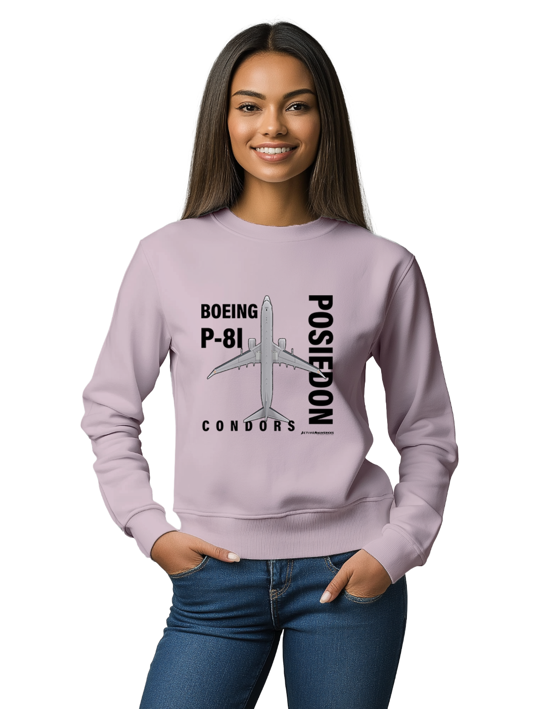 Womens BOEING P8I POSIEDON Sweatshirt