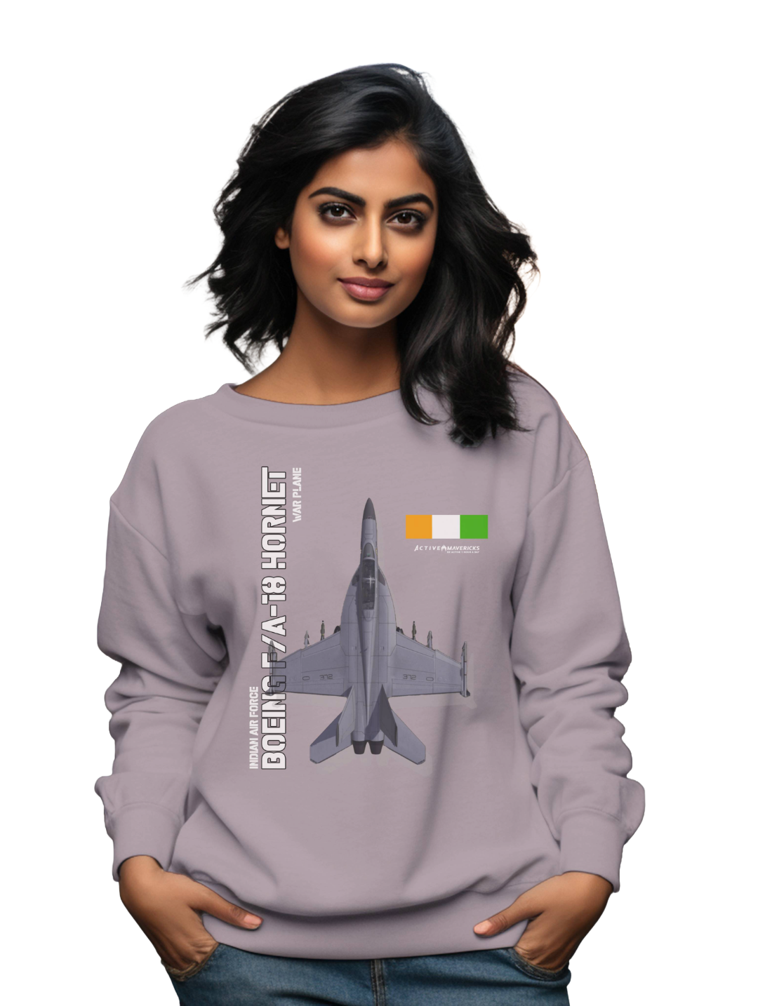 Womens  BOEING F/A 18 HORNET SWEATSHIRT