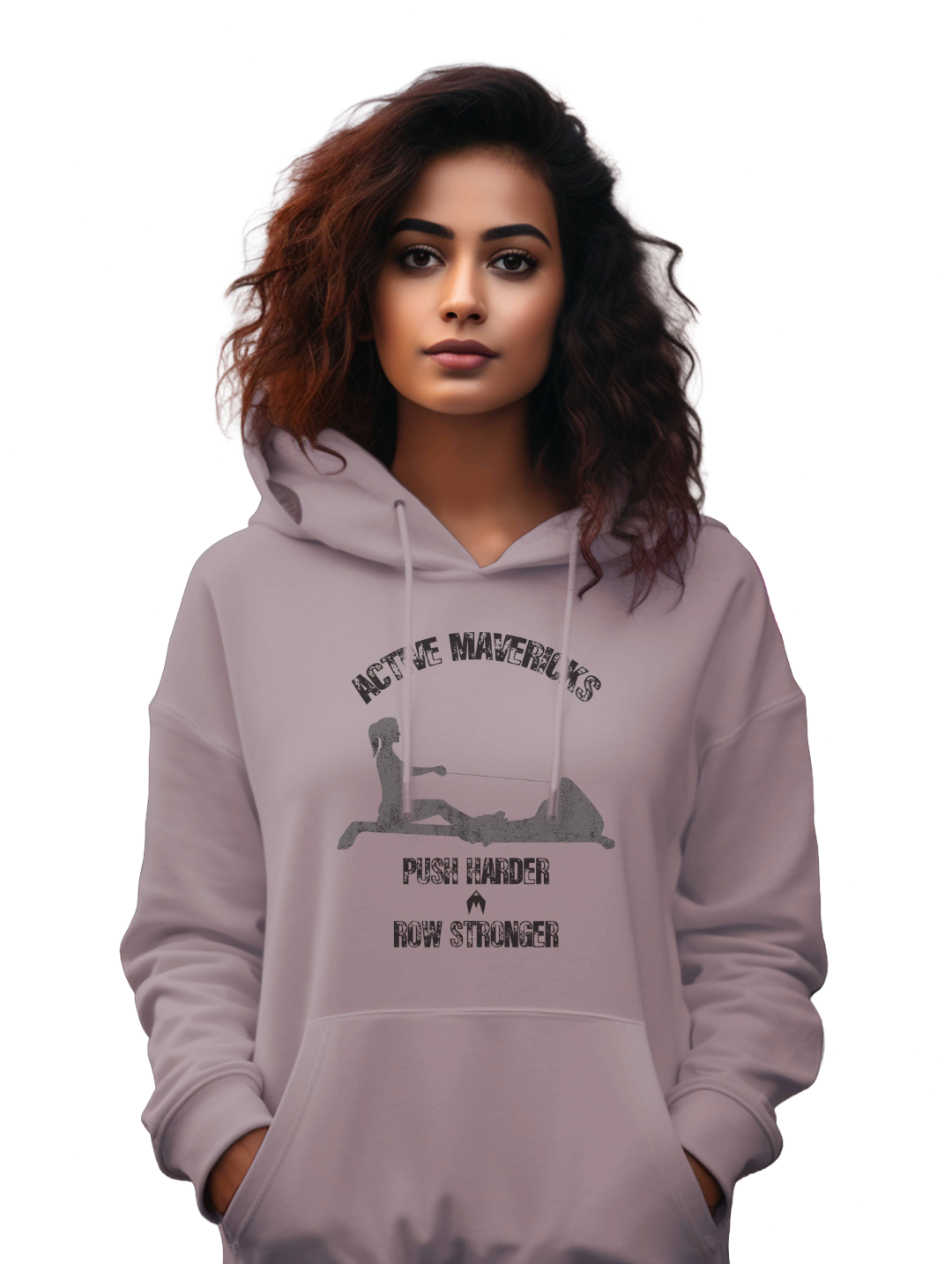 Women's PUSH HARDER, ROW STRONGER HOODIES