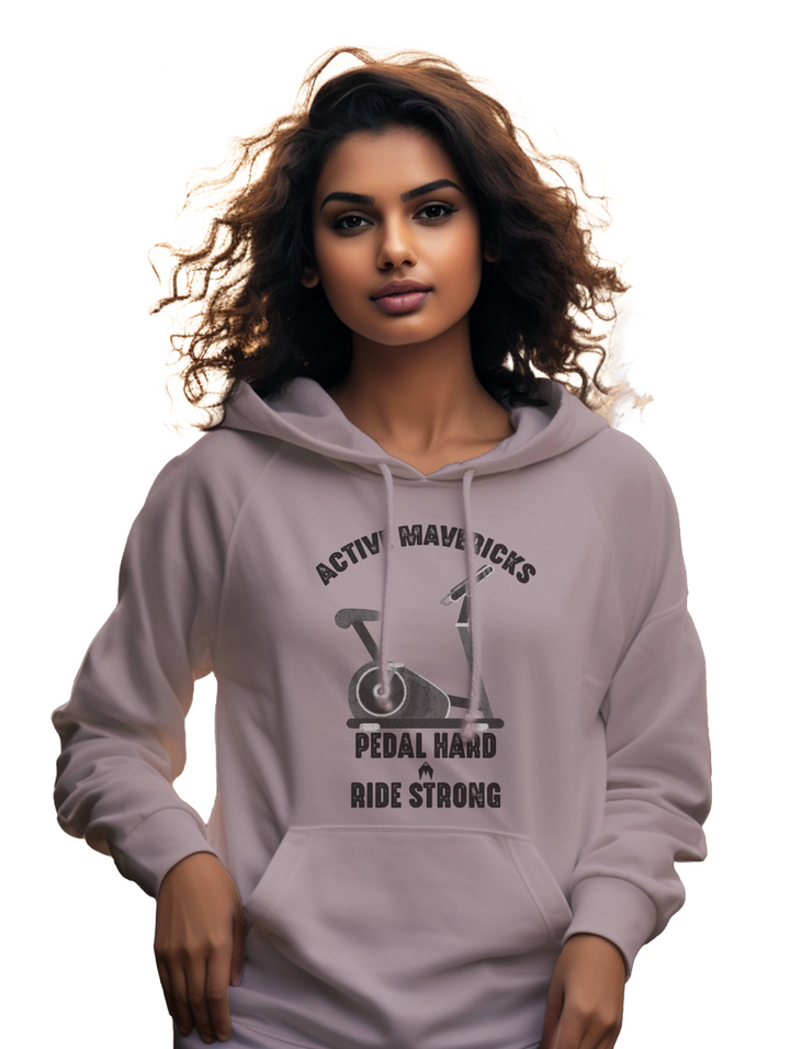 Women's PEDAL HARD, RIDE STRONG HOODIES