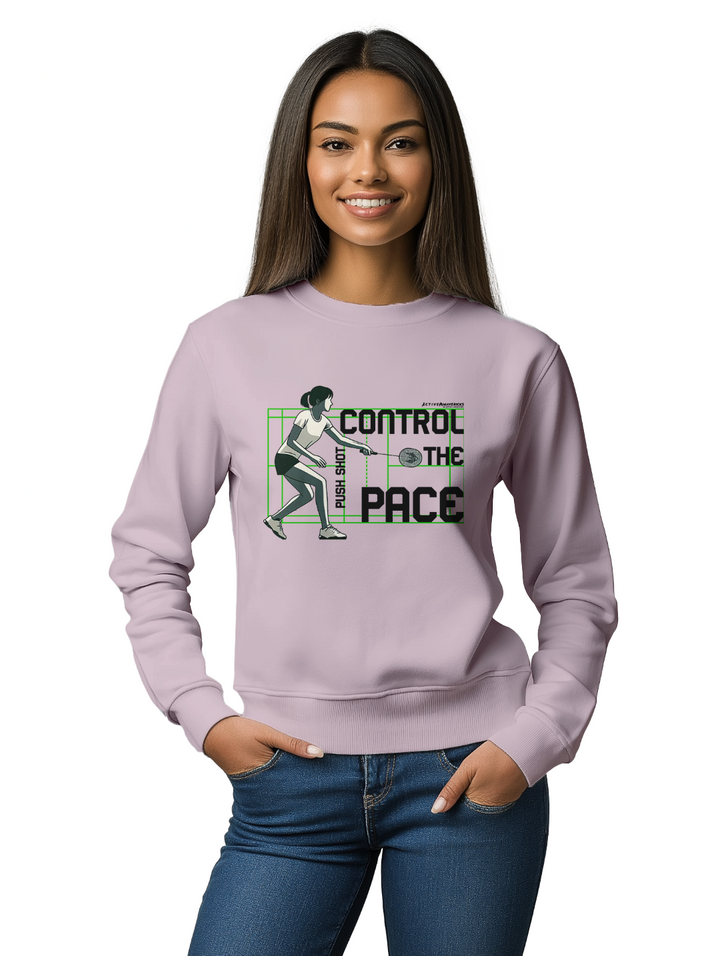 Womens PUSH SHOT Sweatshirt