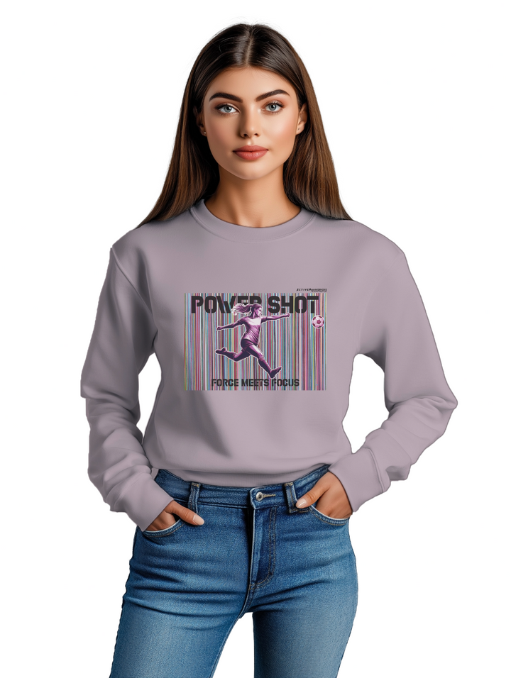 Womens POWER SHOT  Sweatshirt