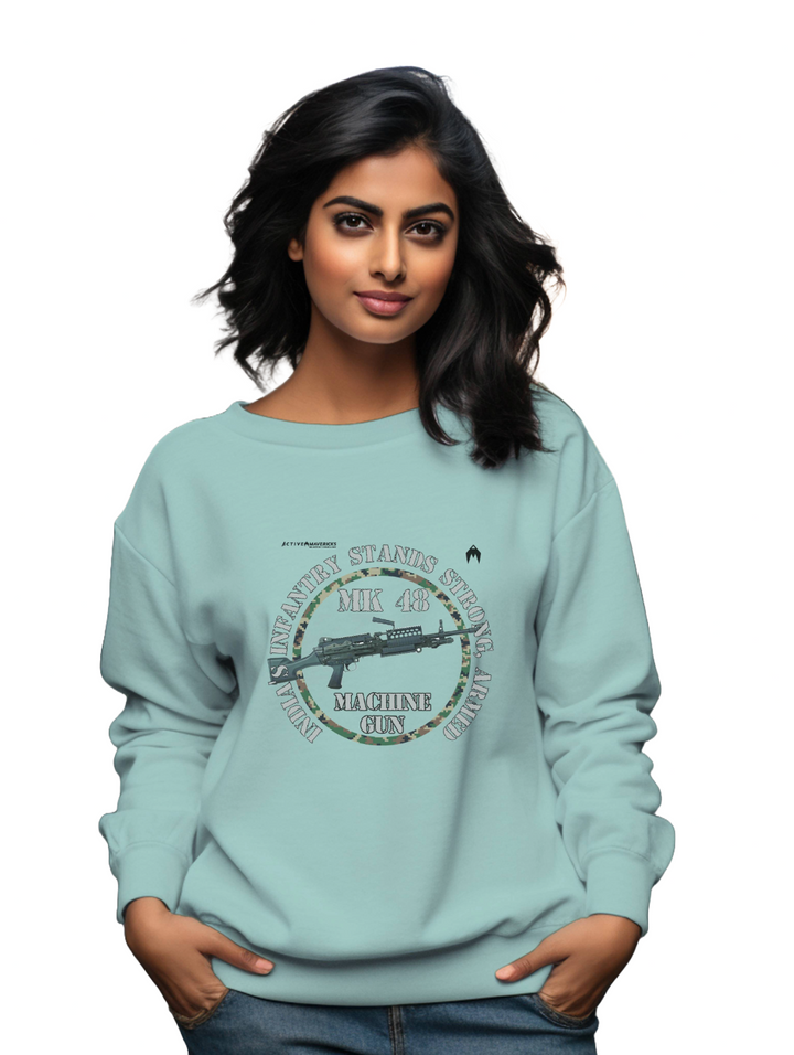 Women's MK 48 MACHINE GUN Sweatshirt