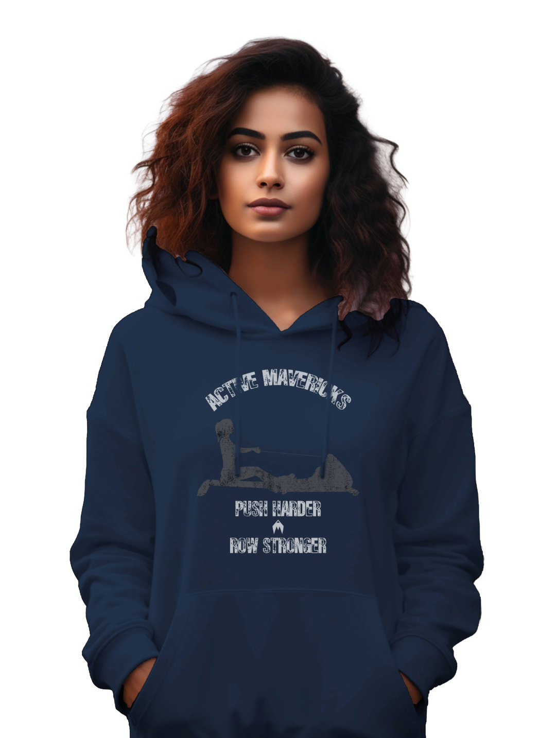 Women's PUSH HARDER, ROW STRONGER HOODIES