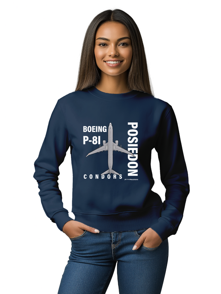 Womens BOEING P8I POSIEDON Sweatshirt