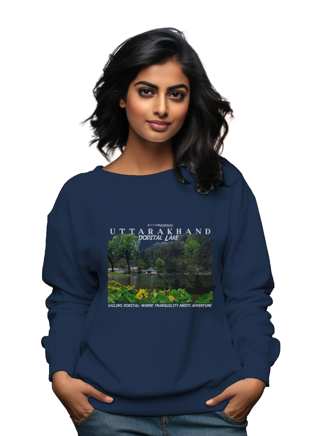 Women's DODITAL LAKE : UTTARAKHAND Sweatshirt