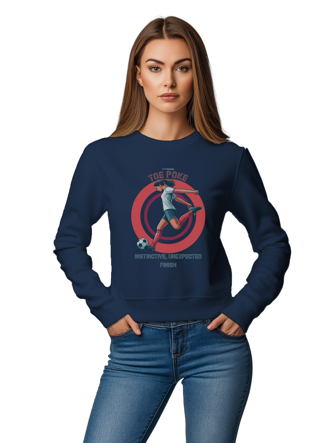 Womens TOE POKE  Sweatshirt