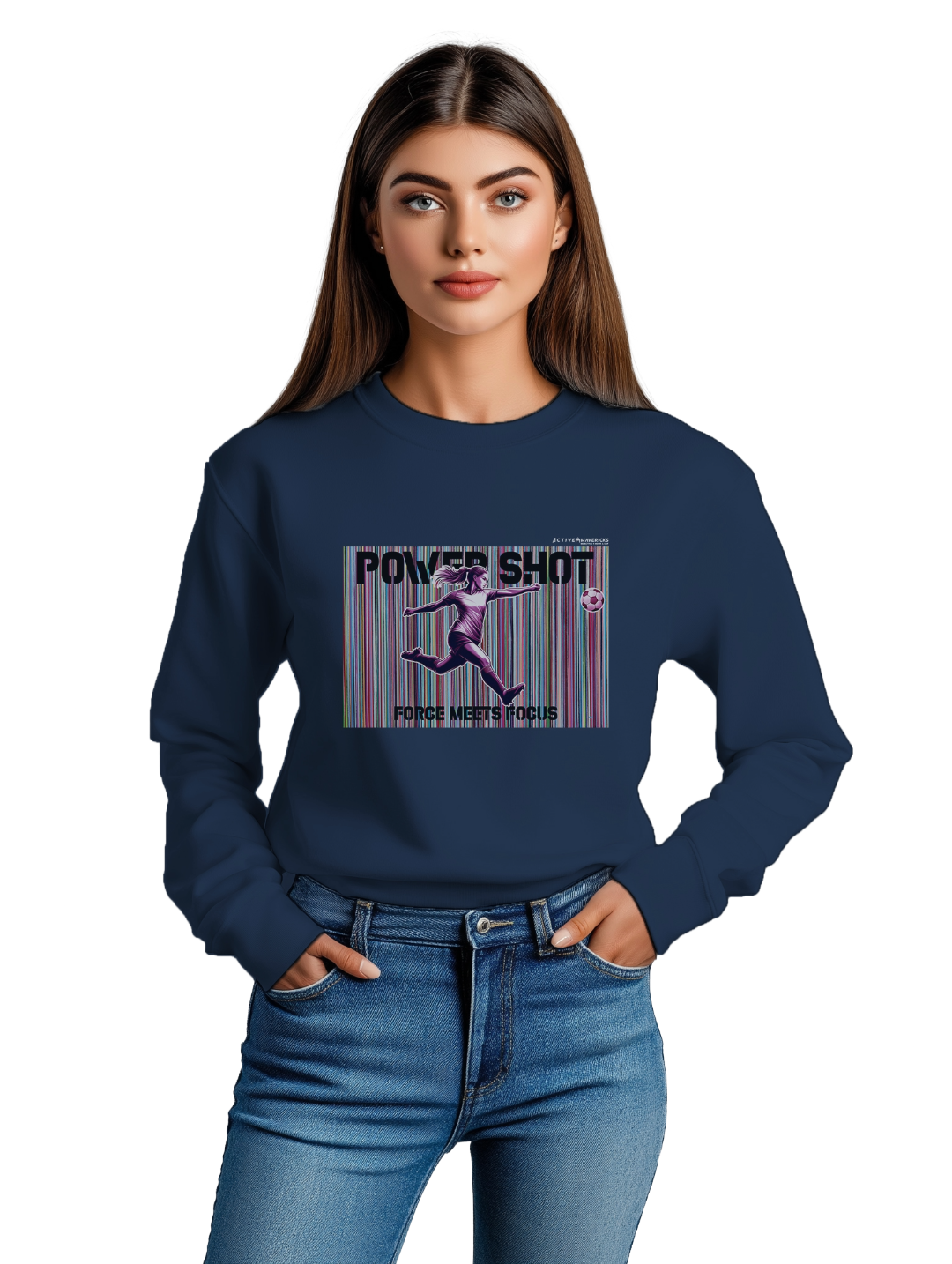 Womens POWER SHOT  Sweatshirt