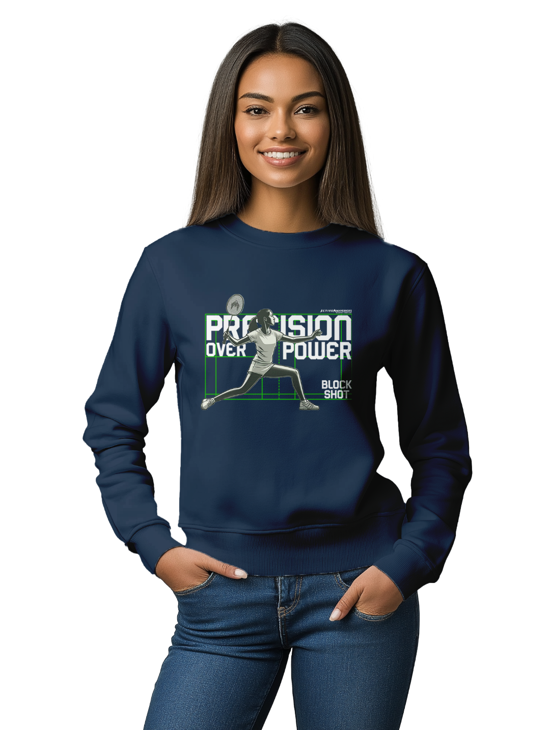 Womens BLOCK SHOT Sweatshirt