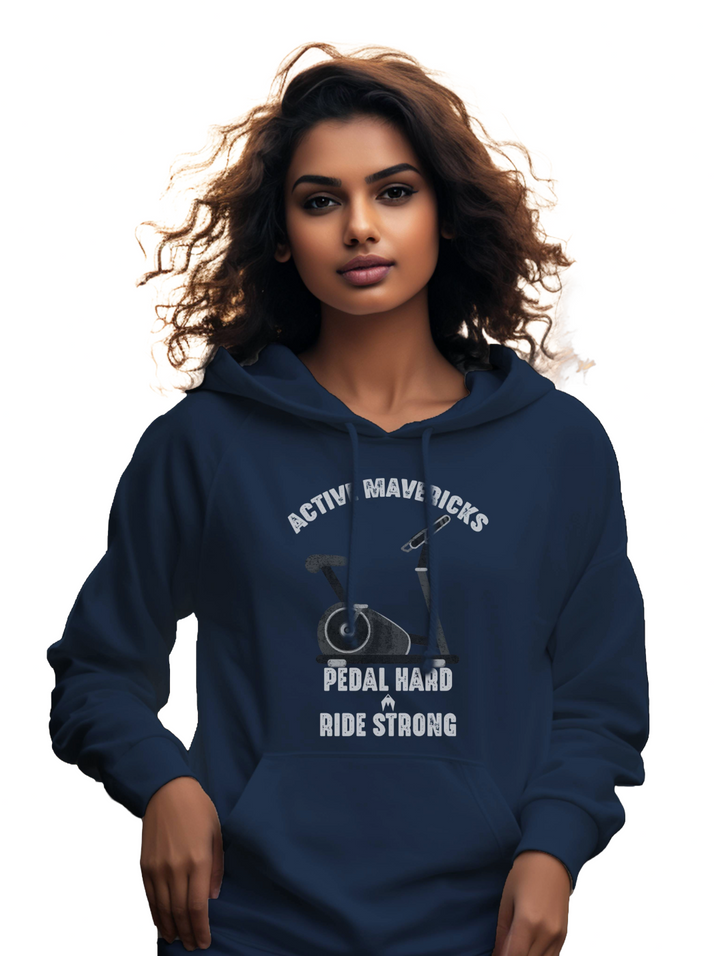 Women's PEDAL HARD, RIDE STRONG HOODIES