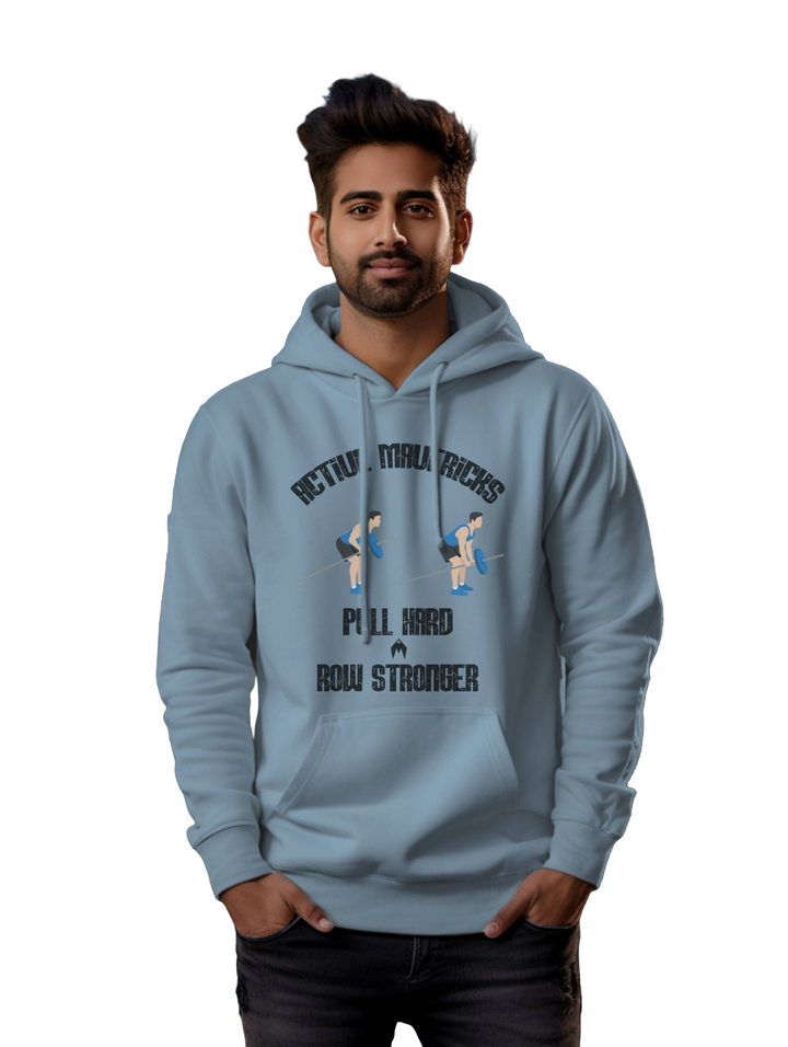 Men's PULL HARD, ROW STRONGER HOODIES