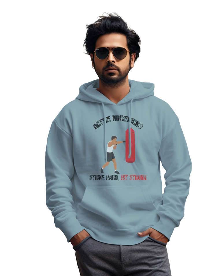 Men's PUSH HARDER, ROW STRONGER HODDIES
